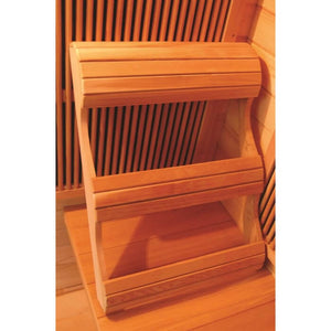 Backrest that you can use inside the sauna