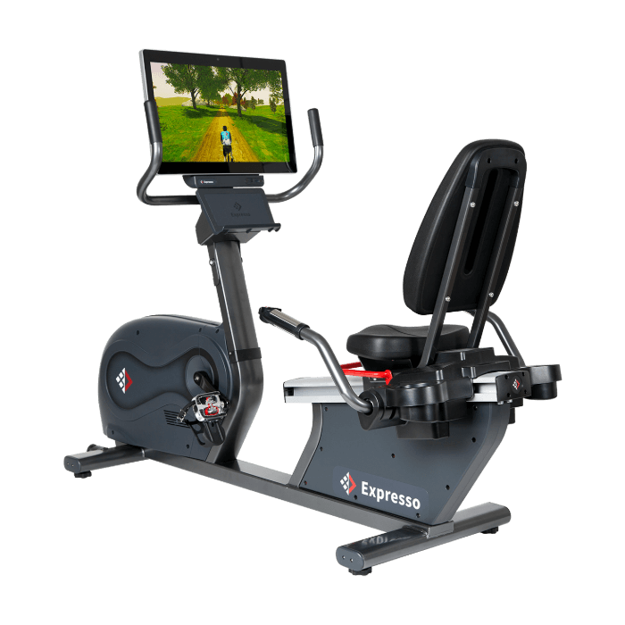 Expresso GO Recumbent Interactive Exercise Bike Relieving Body