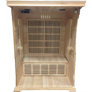 SunRay Cordova 2 Person Infrared Sauna Interior Design