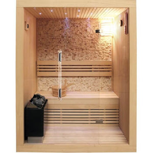 SunRay Rockledge sauna interior